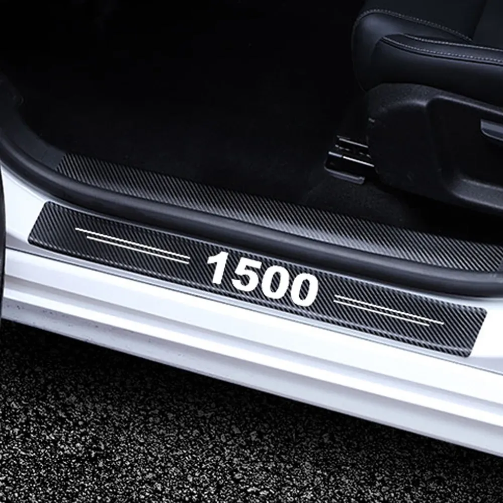 4pcs Car Door Throshold Cover Cover Protector Sticker Decal Anticration Ford Gmc Dodge Ram 1500