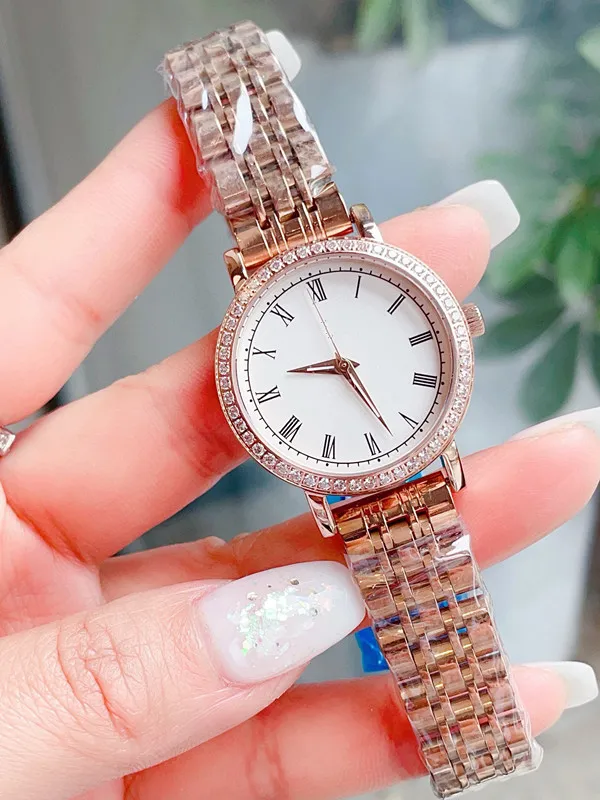 Elegant Womens Quartz Watch With Stainless Steel Band And High