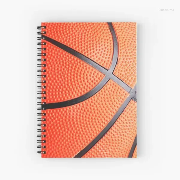 Basketball Spiral Journal Notebook for Women Men Memo Blocage 120 Pages Stuffs Stuff de journalisation Notes d'étude