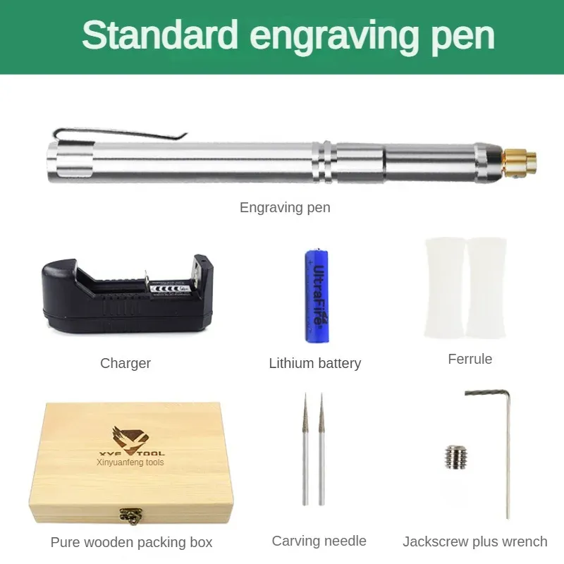 Factory Rechargeable Gravure électrique Pen Mini Miniature Scarving Stone Carving Jade Carving Marking stylo Nail Polissing Machine