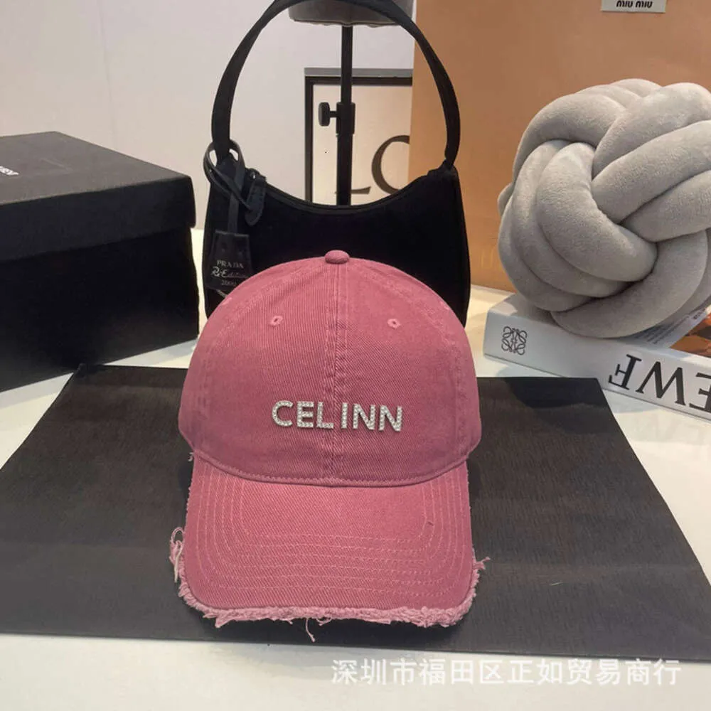 CE Family Correct Letter Bright Diamond Baseball For High End Fashion Trend Internet Celebrity Versatile Men's And Women's Couple Hat