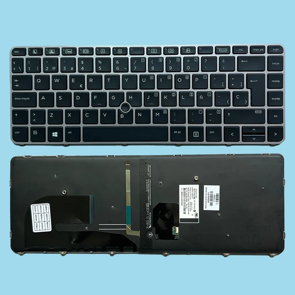 Toetsenboards 840 G3 Spaans tegenoverliggende toetsenbord voor HP EliteBook 840 G3 745 G3 745 G4 848 G4 836308001 821177001 NSKCY2BV
