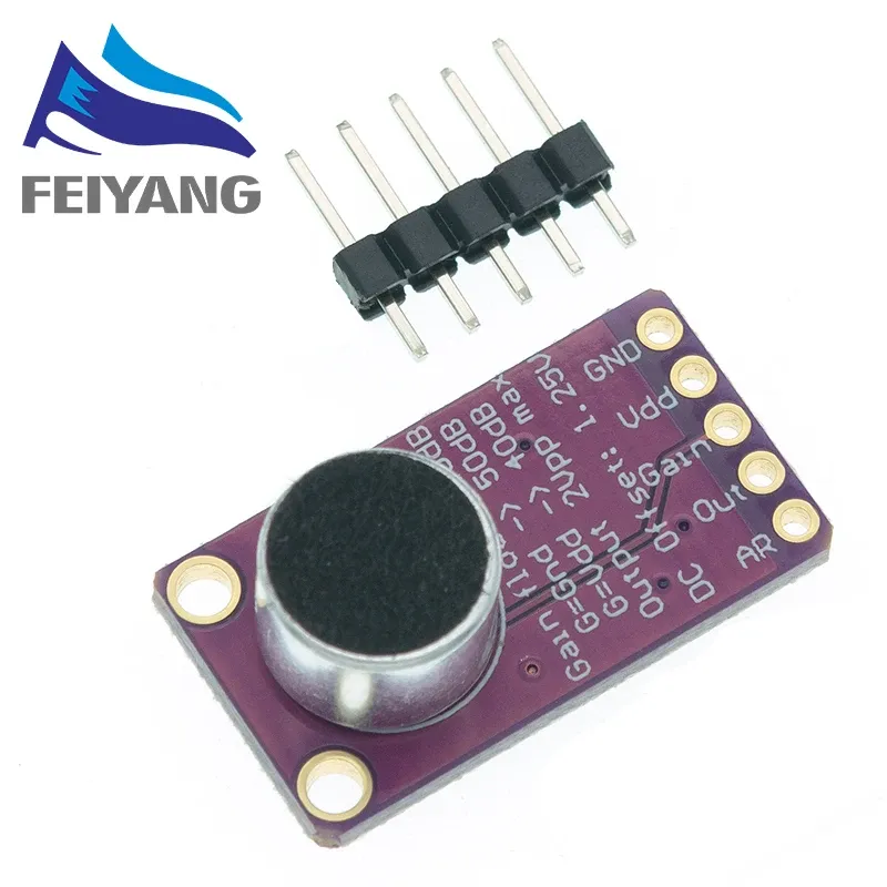 DIY Arduino MAXb board led with Auto Gain Control and Sound