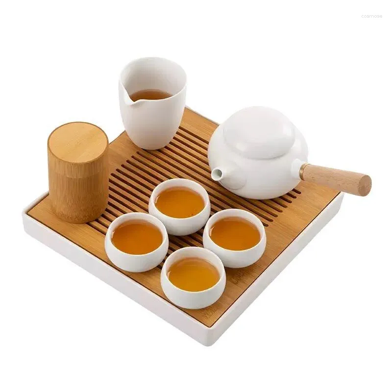 Ensembles de voiles de thé 8pcs ensemble de thé japonais