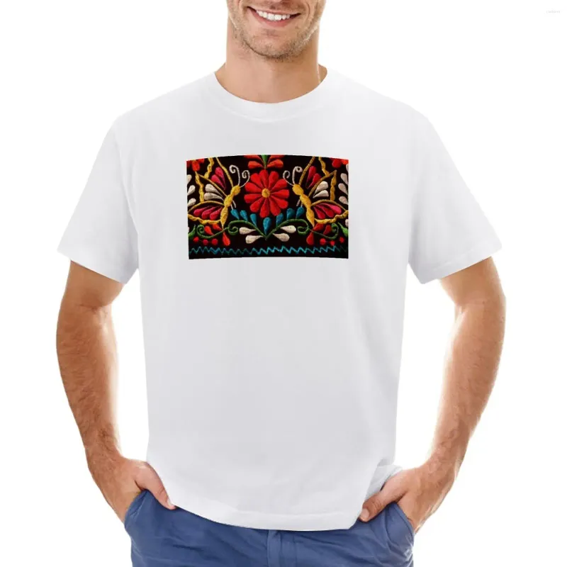 Men's Tank Tops Butterflies And A Red Flower T-Shirt Boys Whites Oversizeds Sports Fans Mens Funny T Shirts