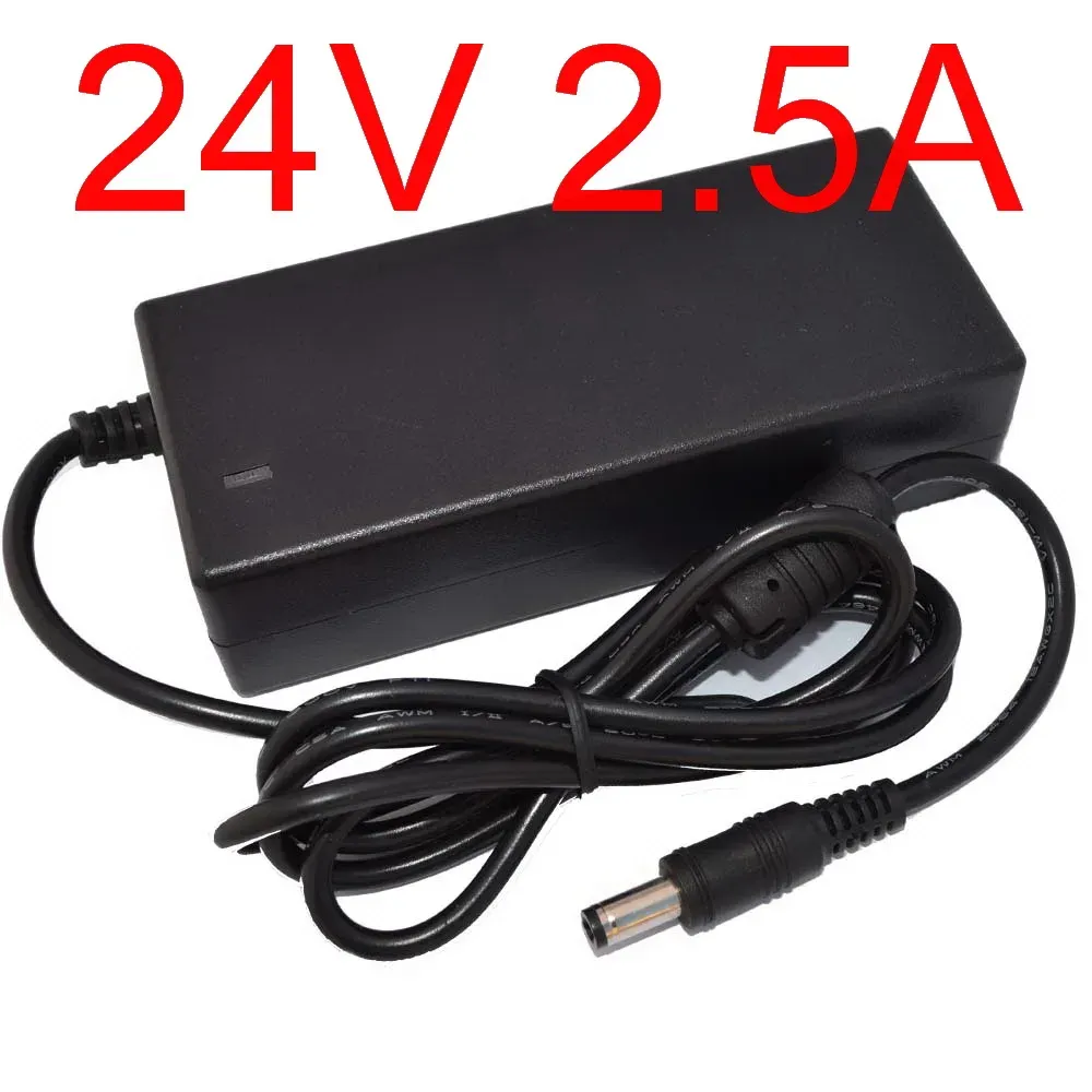 1 pcs di alta qualità 24V 2A 24V 2,5A 24V 3A AC 100V-240 V Adattatore Convertitore Alimentatore DC 5,5 mm x 2,1-2,5 mm Charger
