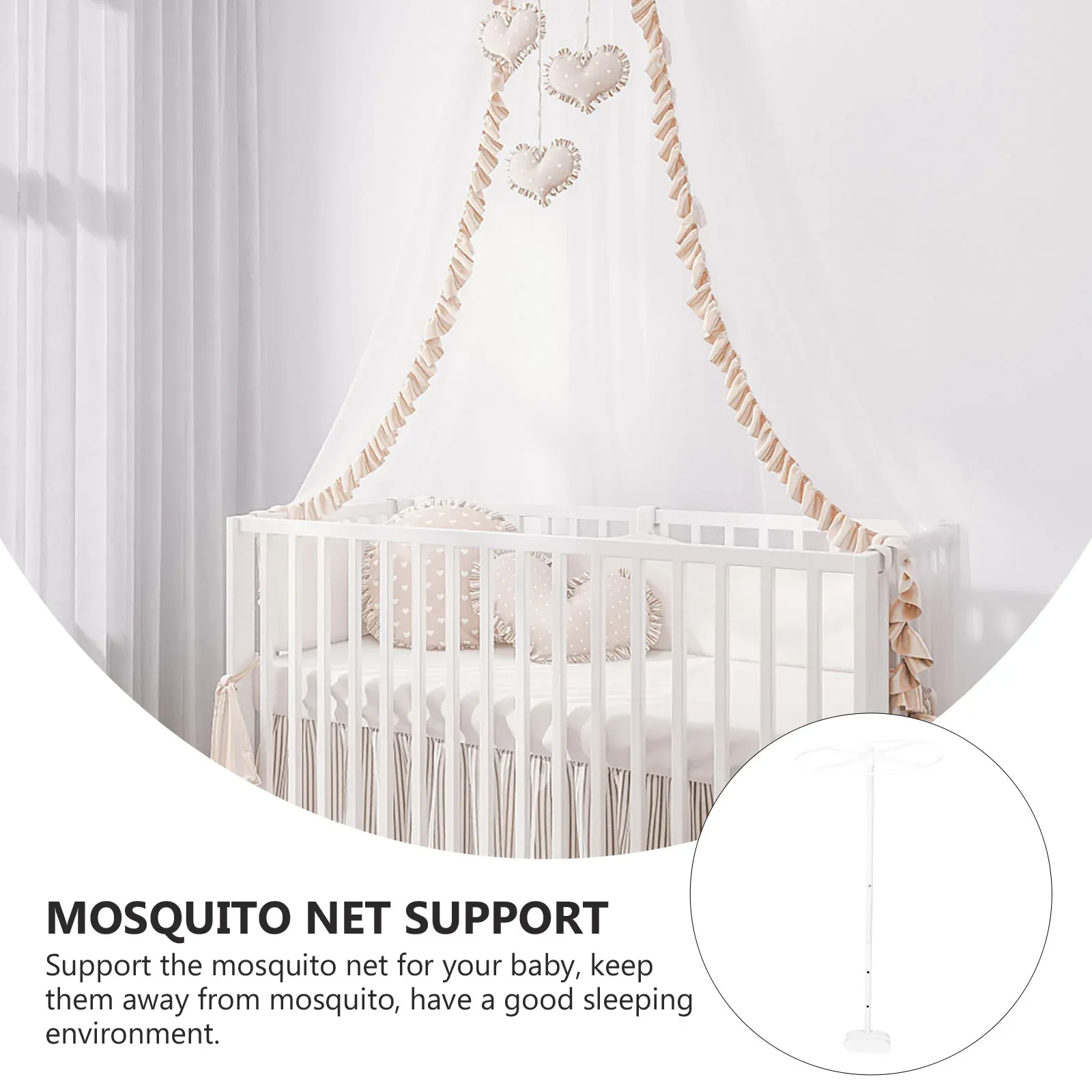 Crib mosquito net stand hotsell