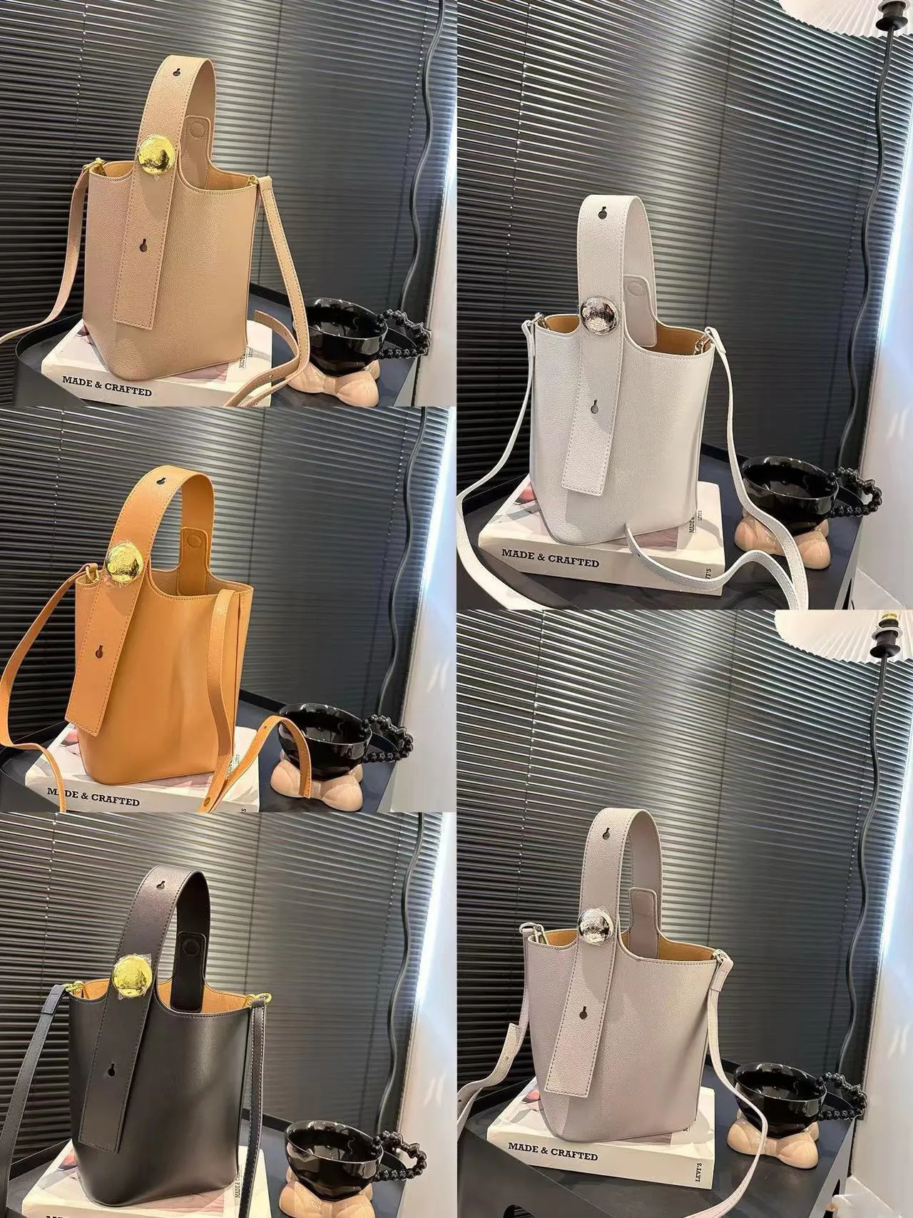 Sacca da donna borsa vera pelle di colore solido tote borsa grande borsa per trucco interno sacca da spiaggia per weekend borse a tracolla minimalista spalline regolabili