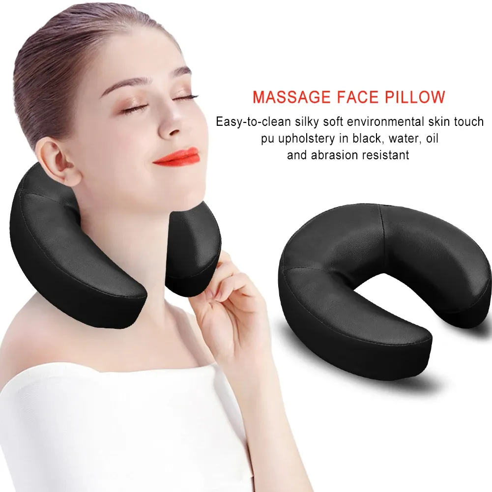 Memory Foam Neck Pillow Master Massage Universal nackstöd Ansida kudde/ansiktskudde för massagebord u Form mjuk nackkudde