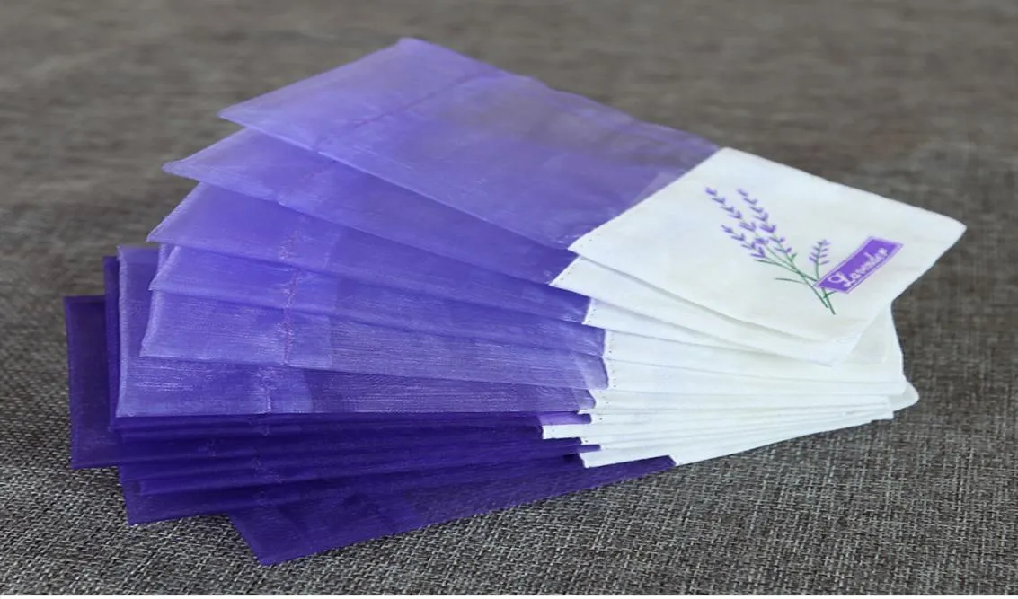 Purple Cotton Organza Lavender Sachet Sack Diy сушеные цветочные пакеты.