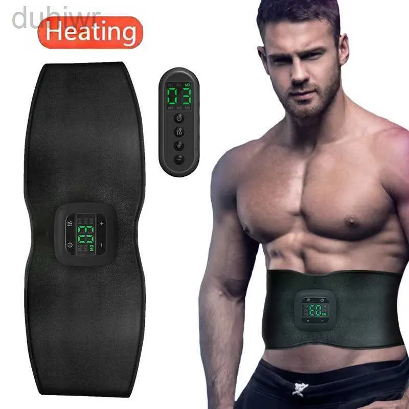 Ceinture minceur de ceinture de tonification abdominale électrique EMS CORPS SLAPING MASSAGE CEINTURE CEINTURE CHAUFFICATIVE LE VILLY ABDOMEN STIMULATEUR MUSCULATEUR PERDE 240409