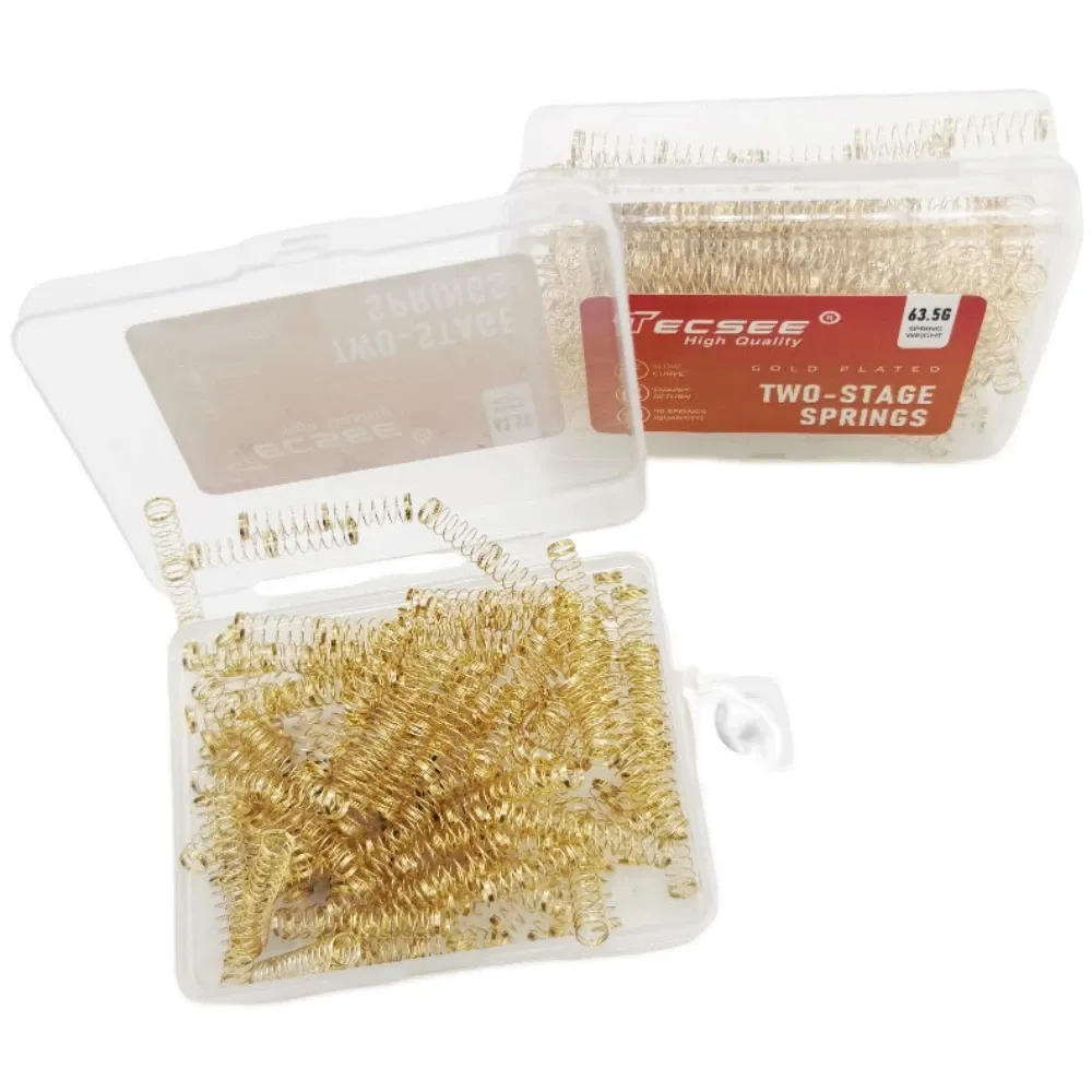 Accessoires Tee Tee Double Gold Plated 110pcs 63,5 g Zweistagefeder für DIY -mechanische Gaming -Tastatur MX -Switches