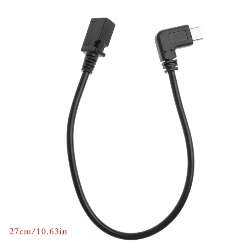 System-S 90° angolato mini USB connettore angolare cavo dati cavo di ricarica