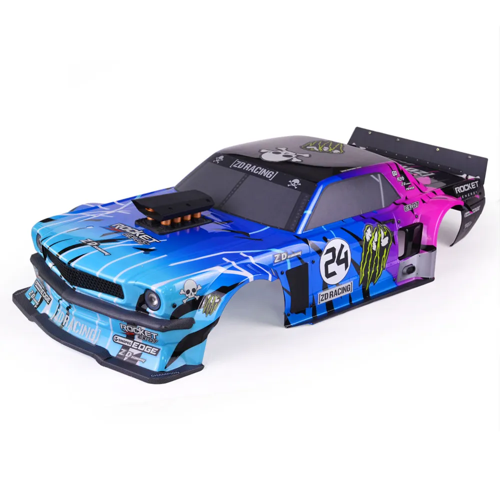 RCカー ZD Racing 1/7 EX07 RC Electric Hypercar Body Shell Plastic PC 8572