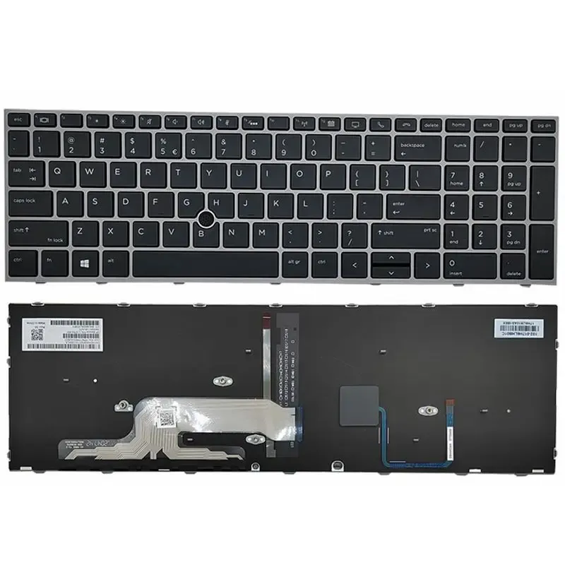 キーボードNew US US UK Russian Brazil HP ZBOOK 15 G5 17 G5 ZBOOK 15G5 17G5バックライトイングリッシュRu BR