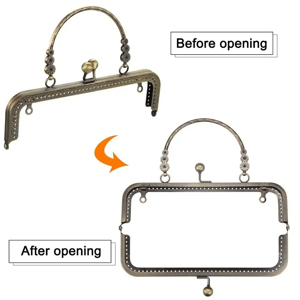 Wholesale DIY Craft Purse Frame Buckle Retro Pewter Metal Purposatch Lock For Bag Making 18CM 20CM Kiss Clasp Frame Parts From Homepro5 7.46 DHgate.Com