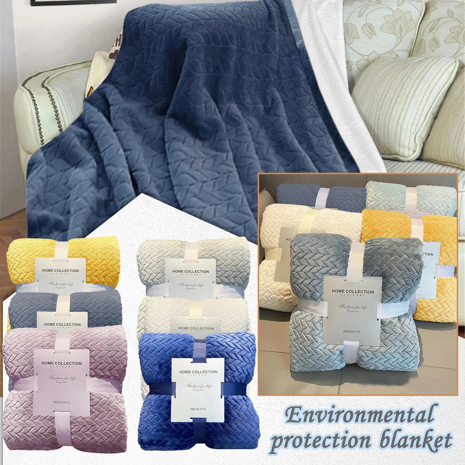 Home Blankets BedsBlankets Suitable For Sofas Hugging Lightweight Blanket Plush Soft Textiles Small Throw 240409