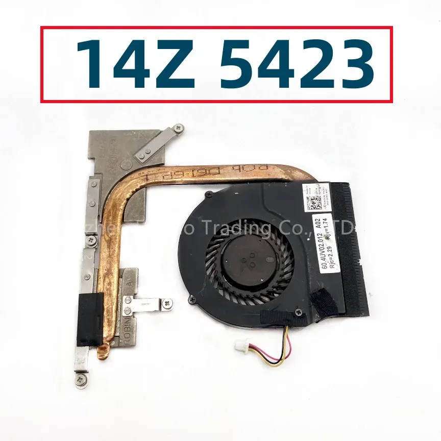 Pads CN03KDCW 03KDCW 3KDCW For Dell Inspiron 14Z 5423 Laptop CPU GPU Cooling System Heatsink Fan 100% Fully Tested