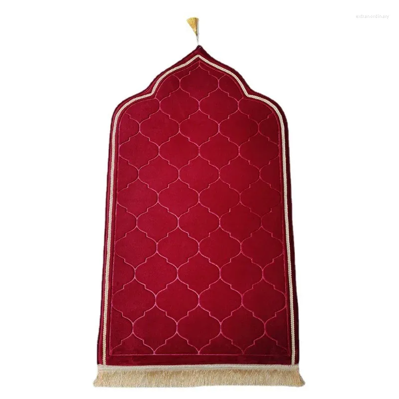 Mattor stilfullt och hållbart matta för muslimska böner Meditation mjuk mysig böninredning