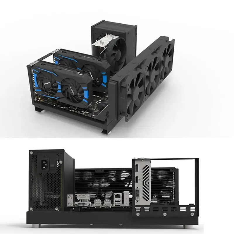Portable Mini ATX MATX ITX cpu test bench with Open Air Portable Mini ATX MATX ITX cpu test bench with Open Air