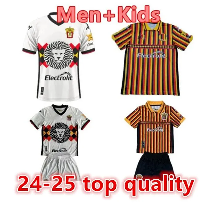 2023 25 25 Universidad de Guadalajara Soccer Jerseys Leones Negros Men Sets Kids Kit Football Shirts 2023 2024ホームアウェイキッズキットユニフォームメキシカンリーガMXライオン