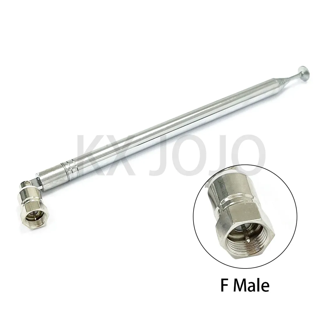 Telescopic Antenna 1.4m SMA BNC TV F Male Flat Inner Universal Connector for FM Radio Remote Control Aerial 1pc