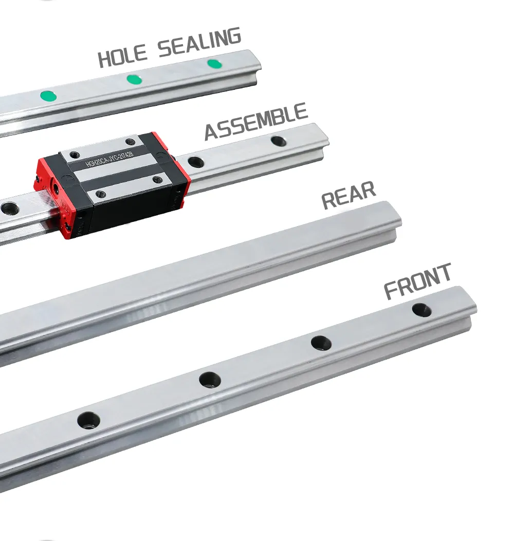 MHCN HGR20 Linear Rails 200 500mm CNC Guides For Router Engraving ...