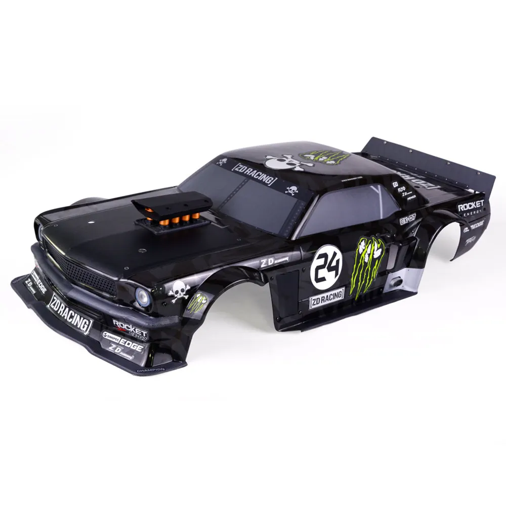 ZD Racing 1/7 EX07 RC Electric Hypercar Body Shell Plastic PC 8572