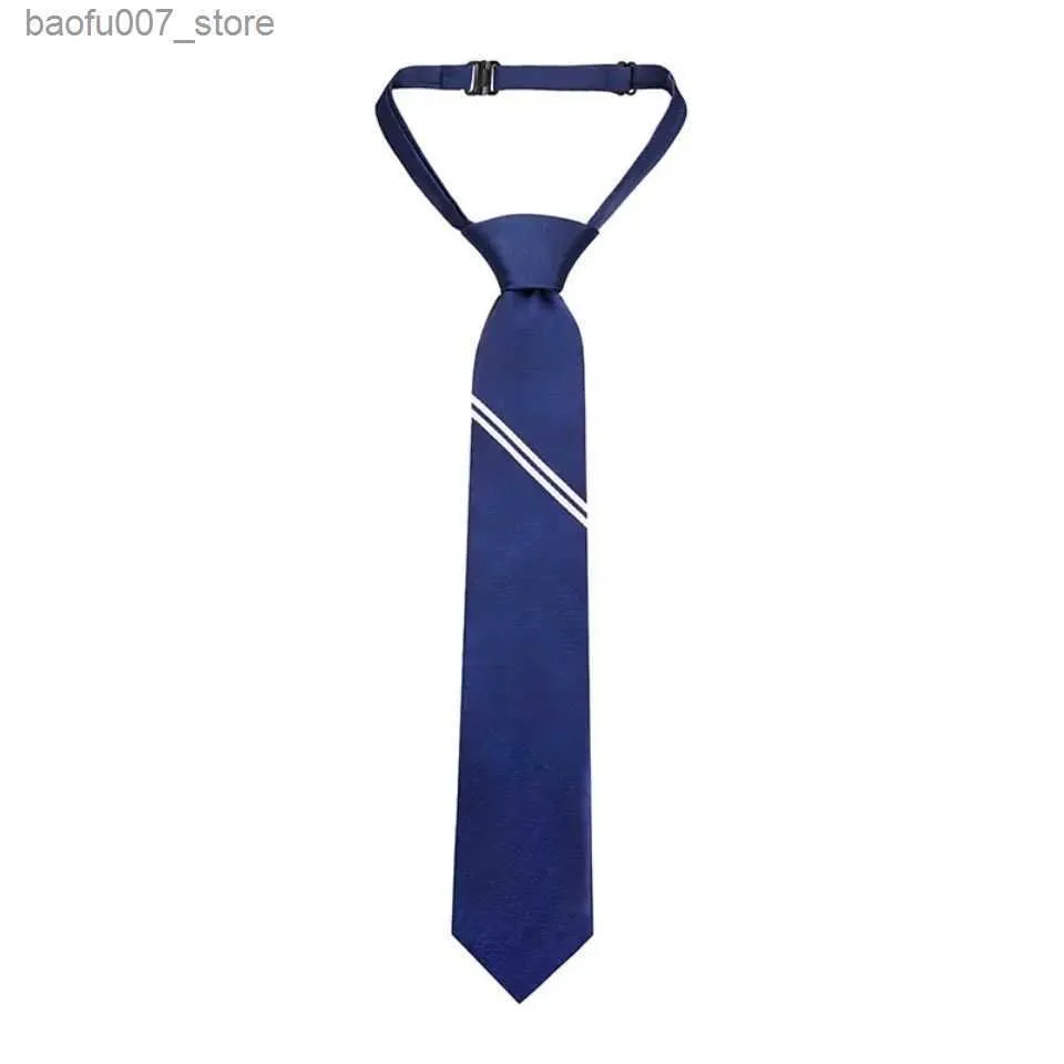 Neck Ties Donghua New Middle School/High School Boys and Girls Tie (Two Colors) Middle School Student TieQ