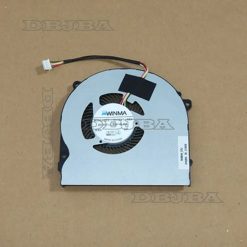 Pads Laptop CPU Cooling Fan For CLEVO NH50EA NH55RA NH70 NH57AC NH50RA EFC70100V10AH 5v 2.5w fan