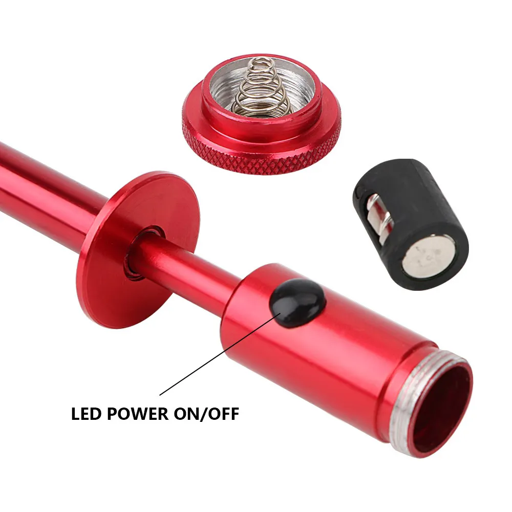 Extendable Magnetic Pickup Tool With LED Light Flexible Claw Grabber ...