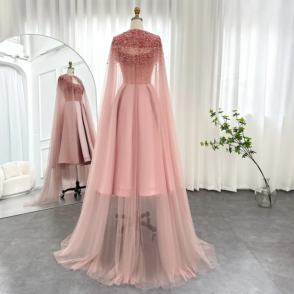 chinese dress ladies Luxury Pink Dubai Girl Dress Beaded Feathers Arabic Princess J138   DreamyVow