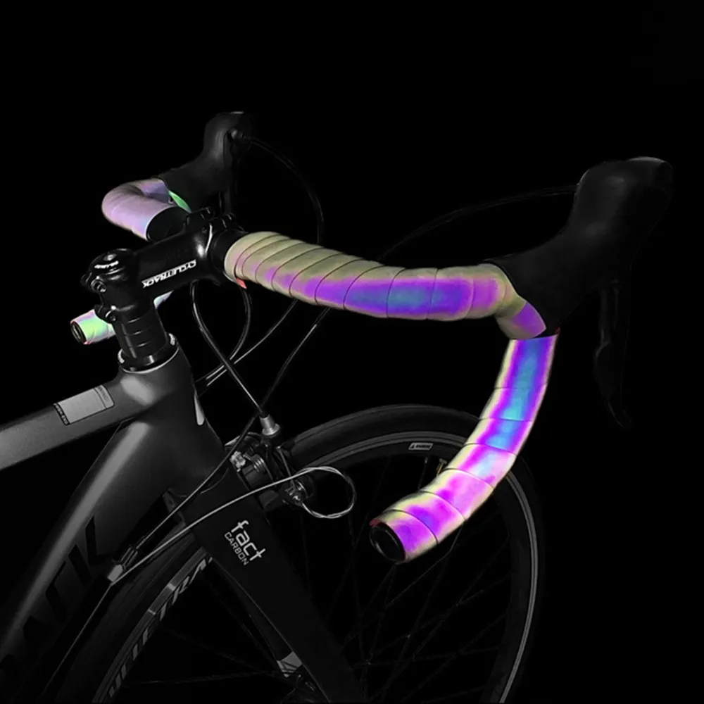 Road Bike Handlebar Tape Gradient Photochromic Pro Bicycle Cycling Handle Tapes Colorful Handle Bar Staps Cork Wrap BC0571 (7)