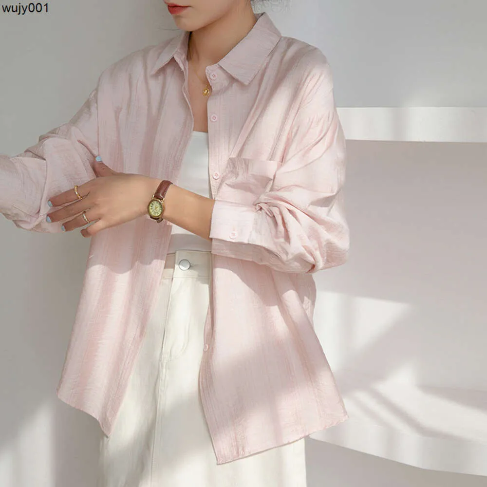 Tiansi Womens Summer Design Ощущение маленькой средней шифоновой рубашки свободной и топа