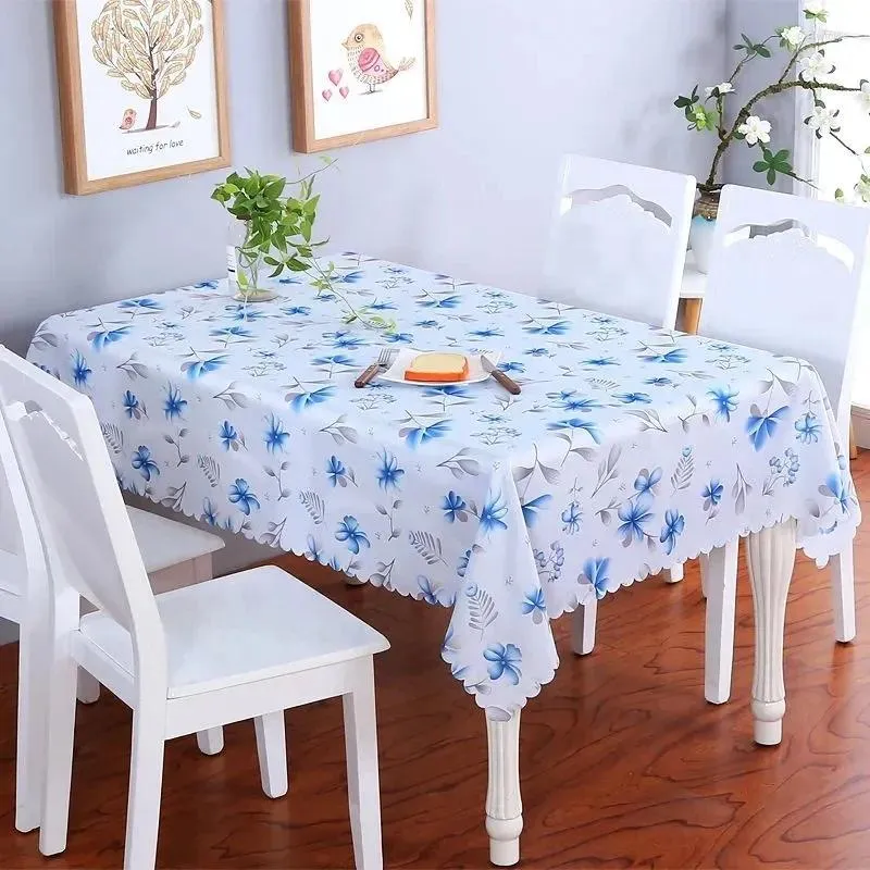 Tala de mesa 1 peça linho de algodão retangular Four Seasons Estilo pastoral Toel de mesa Home Decoração Sala de jantar