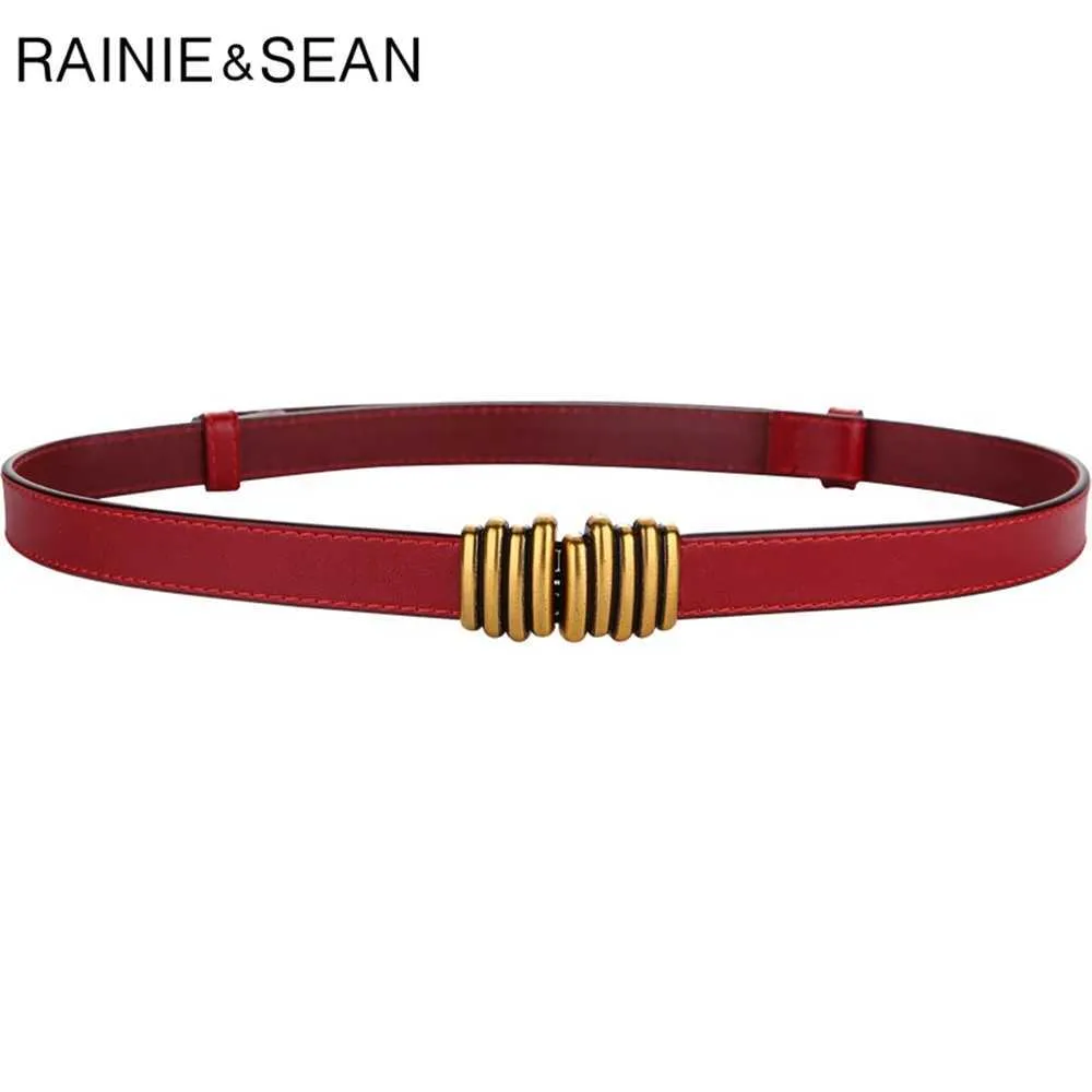 Save Big on Bulk Red Ribbon Belt For Dress RAINIE SEAN Red Genuine Leather  Ribbon Fashion Belt Dress High Quality Womens Belt Womens Belt 00cm X241109 