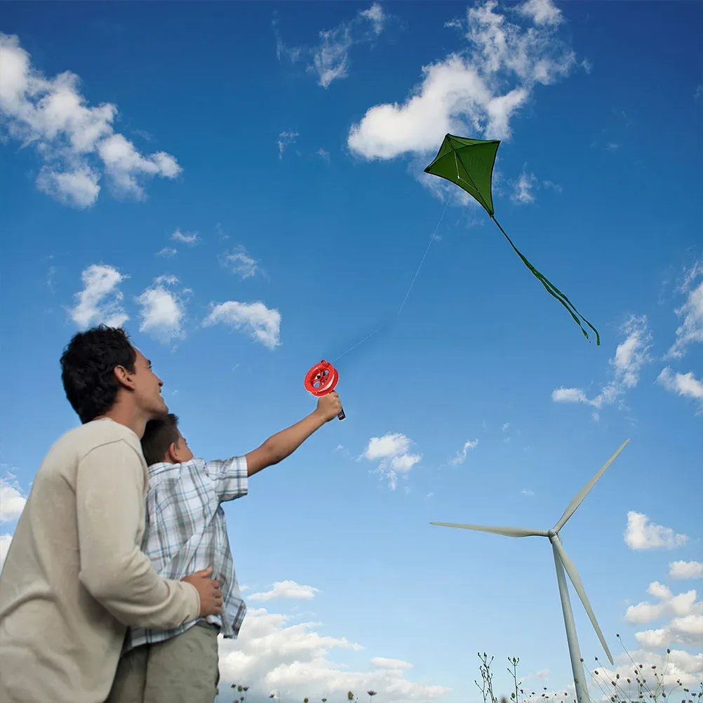 15 datorer Kite Wheel Line Winder Outdoor Flying Tools Reel Plastic Kids Accessories