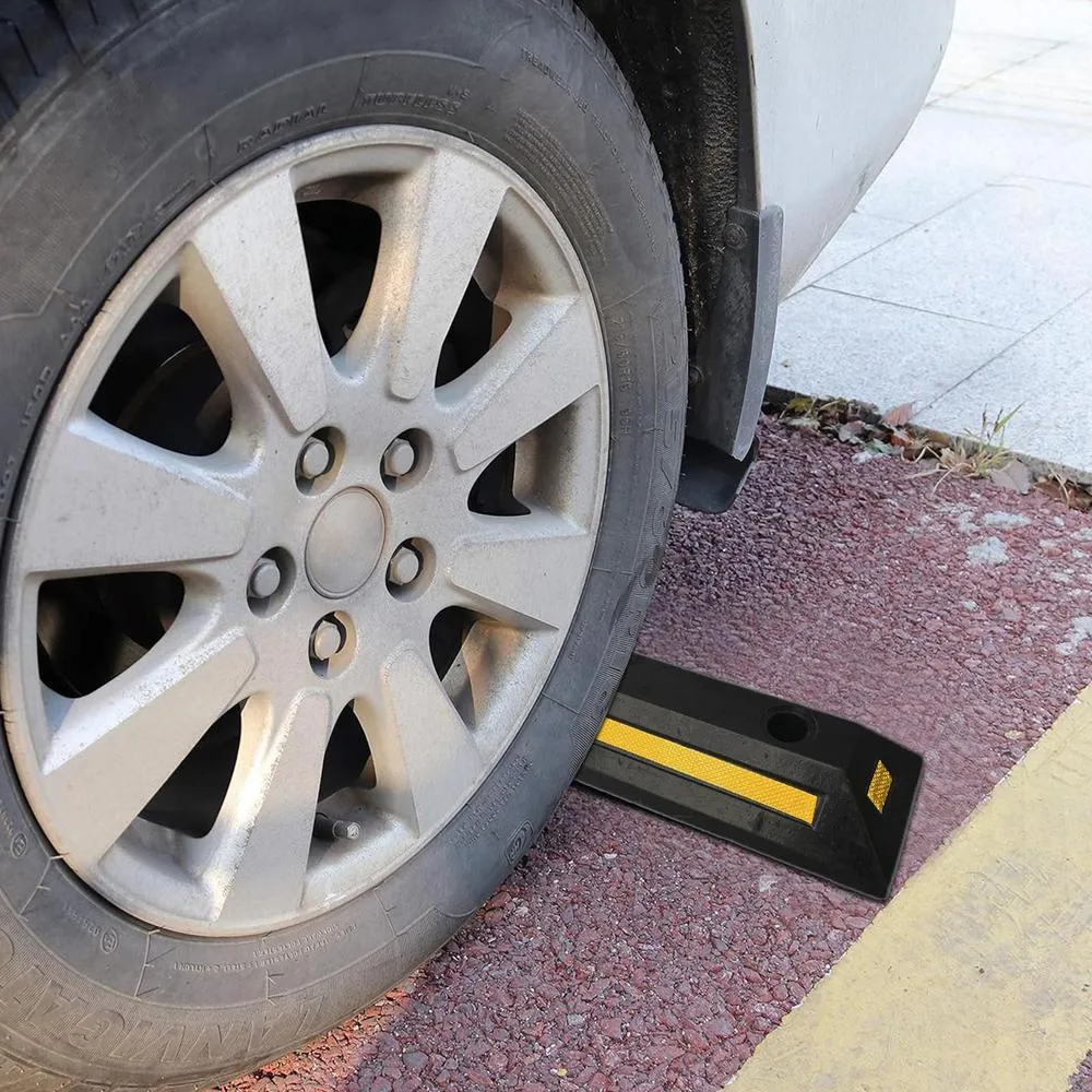 Parking Block 4PACK BESEA Curb Parking Stoppers For Garage Bumpers ...