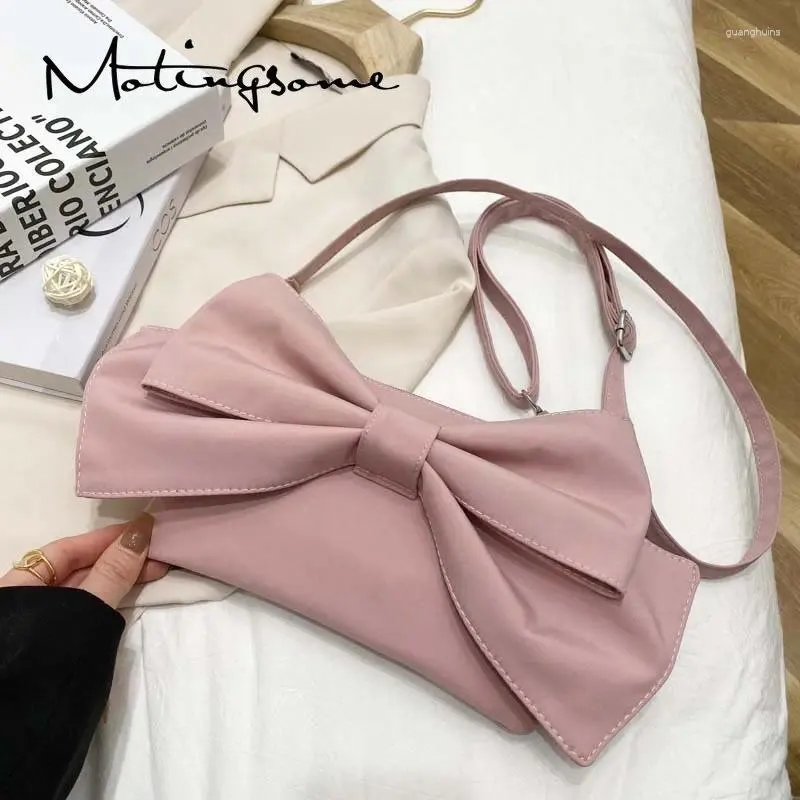 Bag Oxford Fabric Bow Shape Women Shoulder Bags Luxury Designer Fashion Handbags And Purses Female Pouch Lovely Totes 2024
