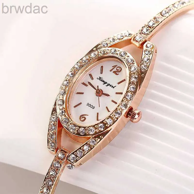 Montres féminines Top Brand Bracelet Femme Watch Dames en acier inoxydable Robe mince Regrés en diamant Star Diamant Clock Horloge Ladies Bracele 240409