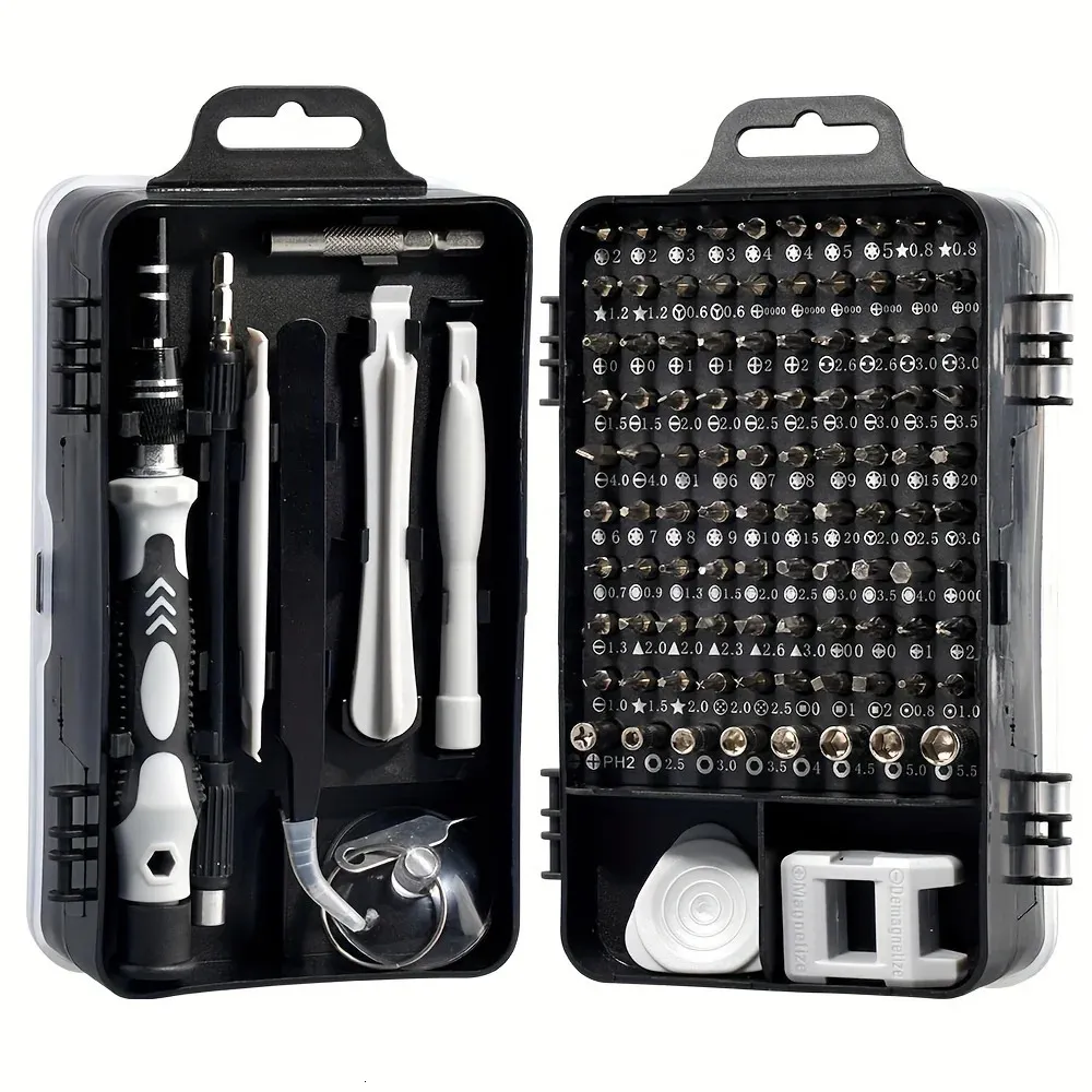 Precision Screwdriver 115 In 1 Set Magnetic Mini Screw Nuts Bits WEEKS Multifunction Household Repair Tools Kit 240409