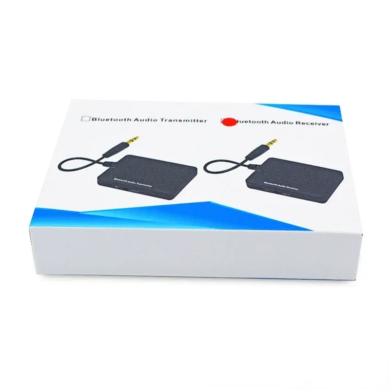 Bluetooth 5.0 오디오 수신기 송신기 3.5mm 보조 잭 잭 RCA USB Dongle 스테레오 무선 어댑터 자동차 TV PC 헤드폰 용 헤드폰 마이크와 무선 어댑터