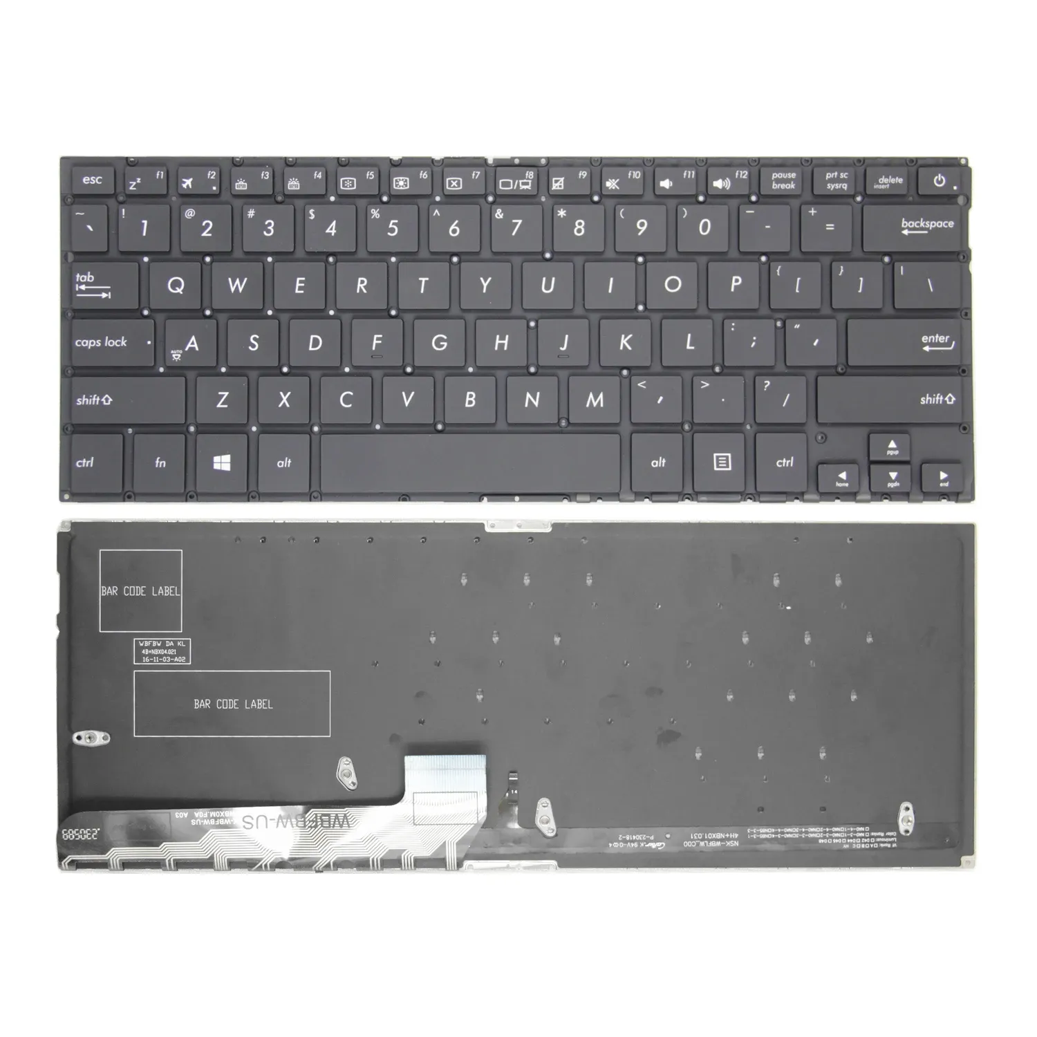 Klavyeler%100 ASUS UX430 UX430U UX430UA UX430UQ U4100U İngilizce Dizüstü Klavye