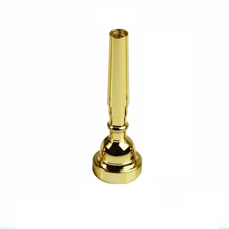 2024 Excellent Professional 3C/5C/7C Size Mega Rich Tone Bullet Shape Trumpet Mouthpiece Gold Silver Copper Alloy - for 3C/5C/7C Trumpet