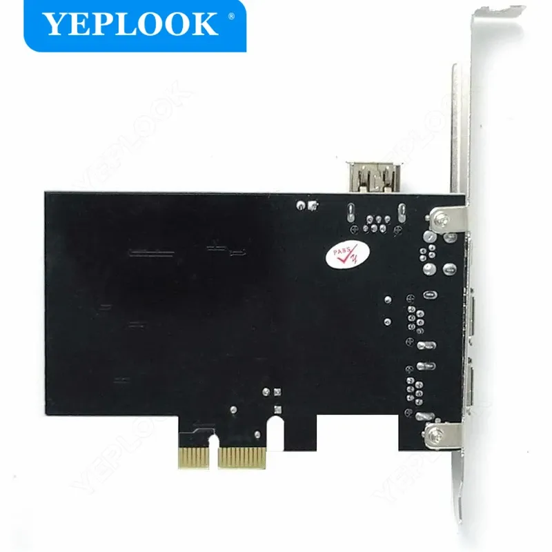 4K PCIe Video Capture Card with Firewire IEEE 1394 3x 6Pin 1x 4Pin Adapter Card for PC