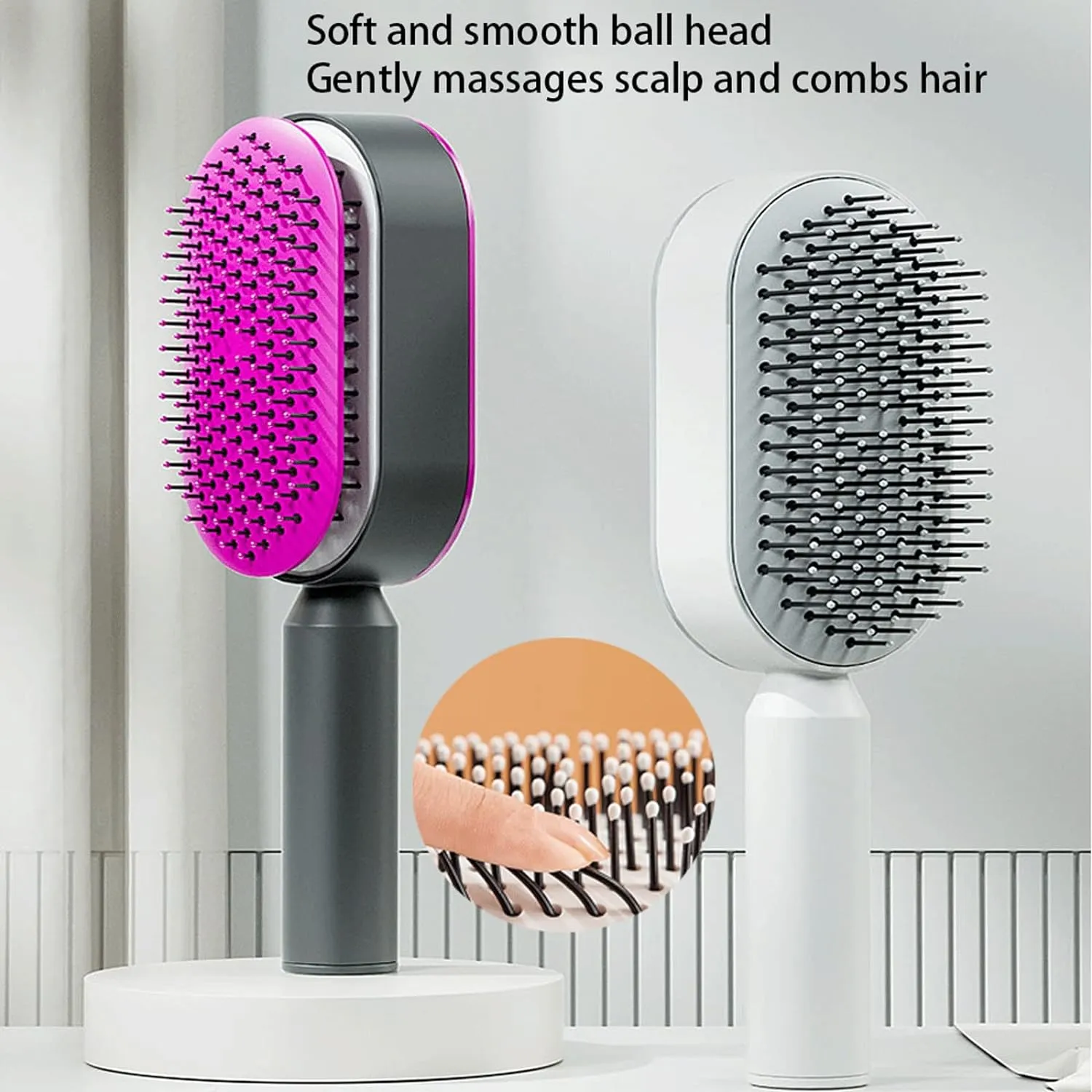 3D Air Cushion Massager Habit Hair For Men and Women Self -Ofuring Hair Brush Mokra lub sucha pielęgnacja włosów dla kobiet niezbędna