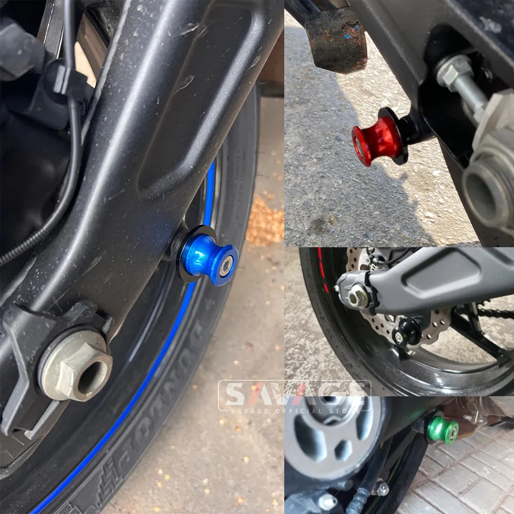 Swingarm Spools Sliders For Suzuki GSR 750 600 400 GSX650F