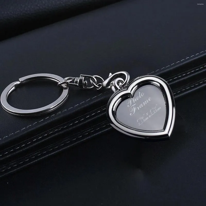 Hooks Portable Keyring Hook Personalized Po Frame Lovers Relatives Metal Key Chain Shopping Trolley Token For Carts #G