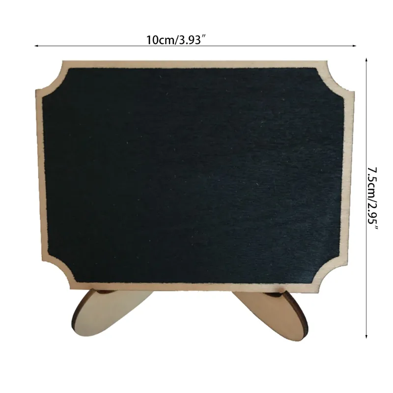 クラシックテーブルトップミニ黒板サイン結婚式に最適な6つの異なるビンテージデザイン