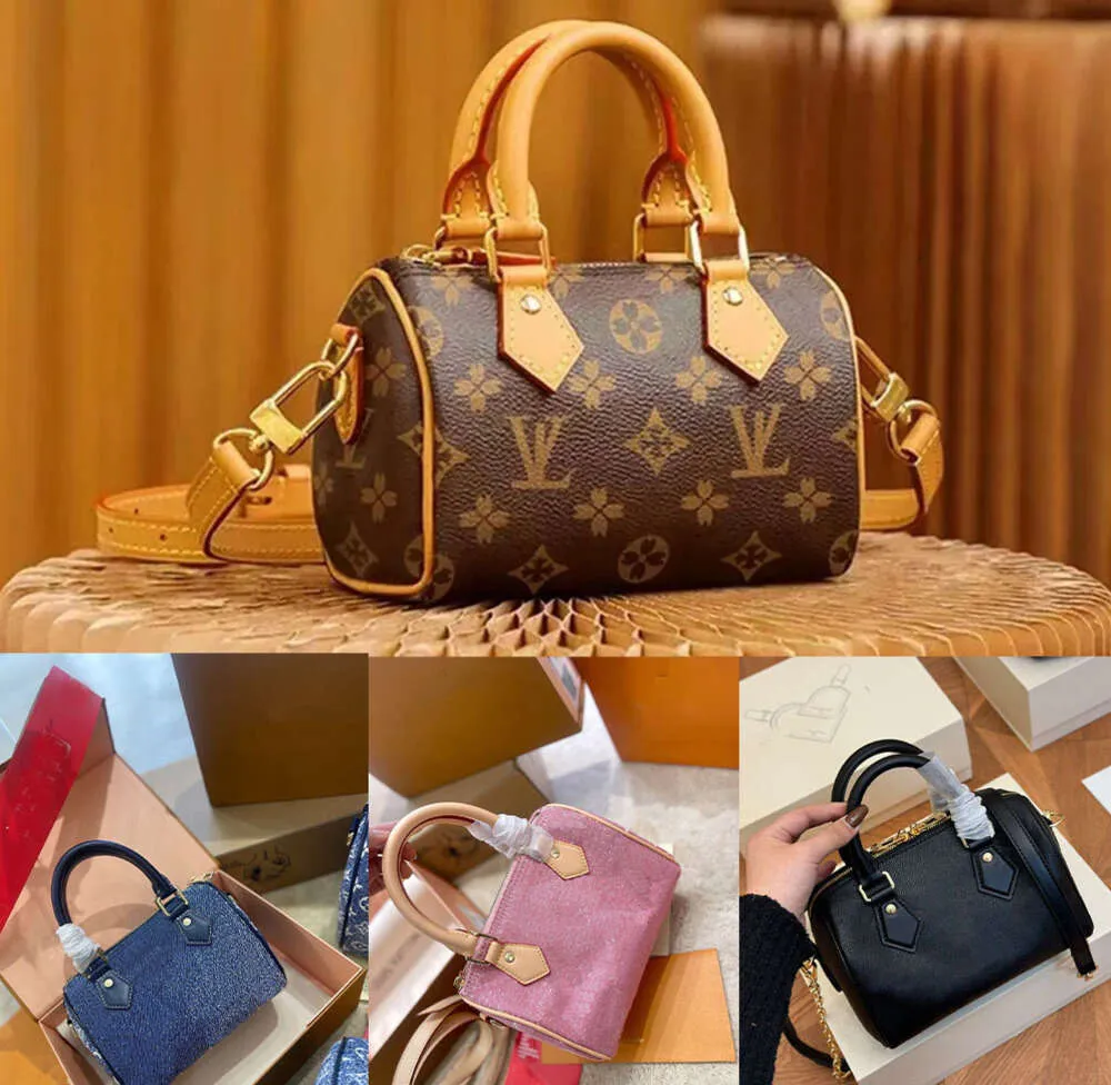 Bolsos de diseñador de alta calidad bolso de hombro 10a mujeres bolsos de bolsas de cuero genuino rosa dama mini billetera de caramelo carteras mujer diseñadores boston 1125ess